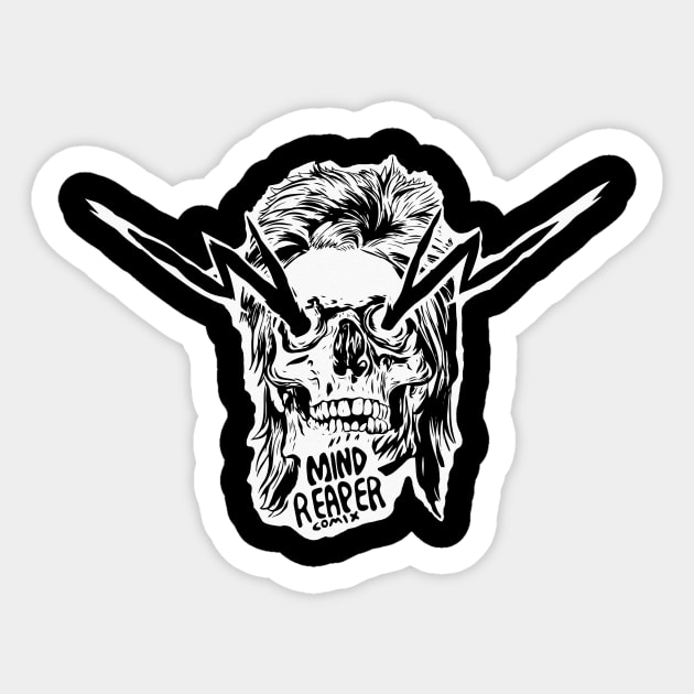 Mind Reaper Stardust Skull Sticker by Mind Reaper